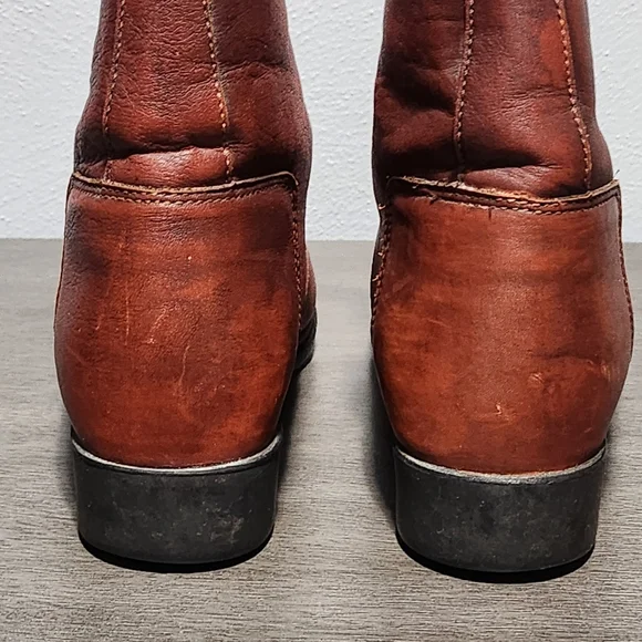 ARIAT Leather Lace Up Womens 6 Brown Paddock Boots Equestrian Western - Picture 10 of 11